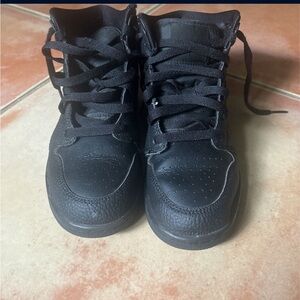 jordan mid black (gs) kids